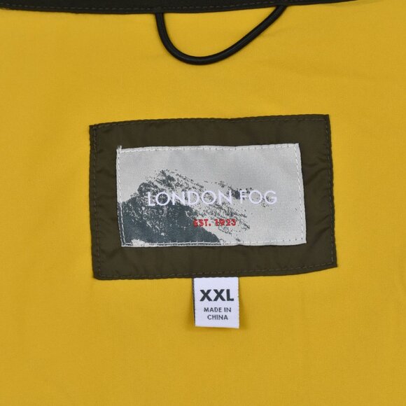 London Fog Ridgewood Mix Media Midweight Jacket Olive Size XXL NEW - Picture 8 of 11